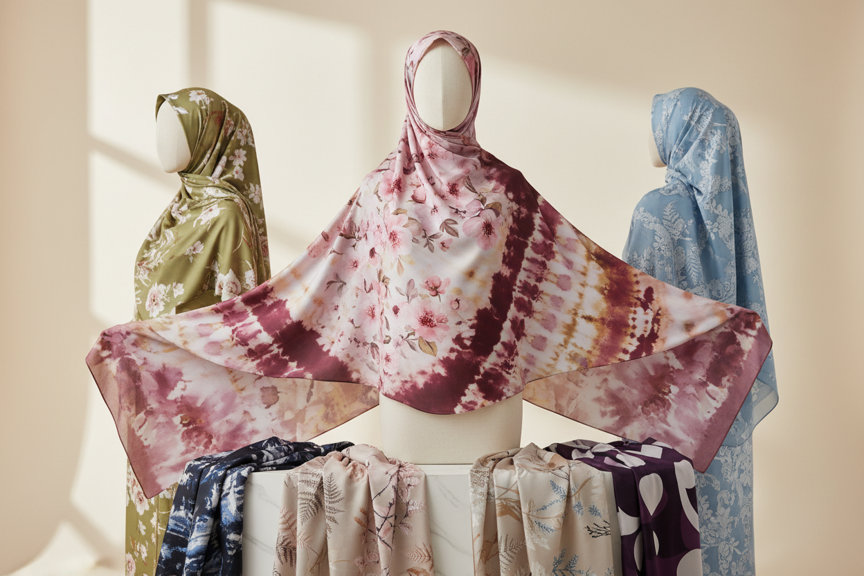Printed Hijabs - Floral & Abstract