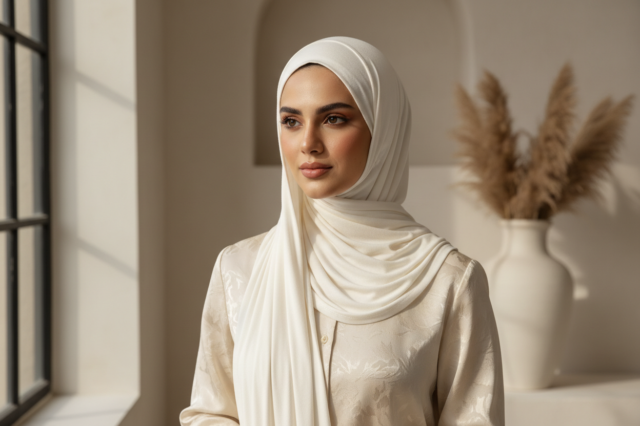 Urban Veil - Everyday Jersey Hijab - Off White