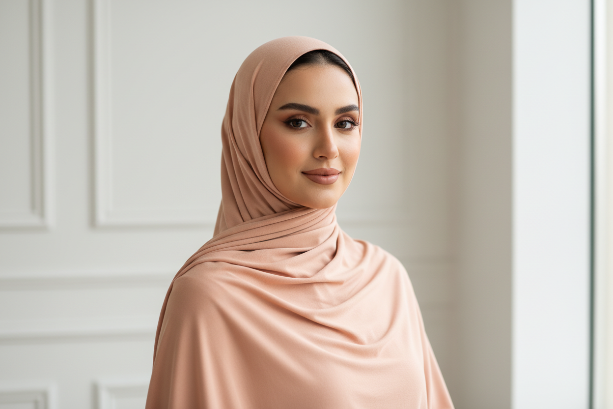 Urban Veil - Everyday Jersey Hijab - Peach