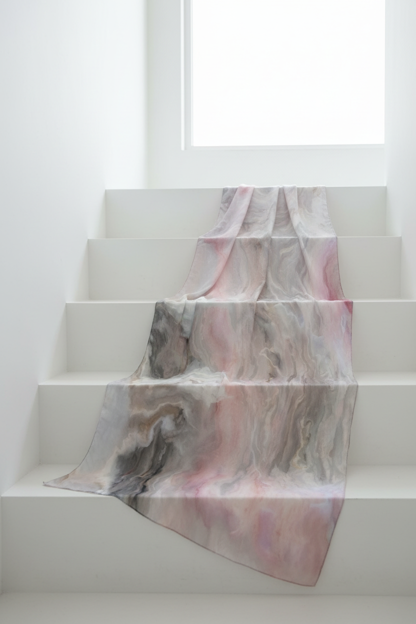 Urban Veil - Stone Ripple Modal Hijab - Draped Display