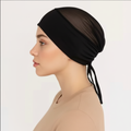 Urban Veil - Tie Back Undercap With Mesh Back - Black