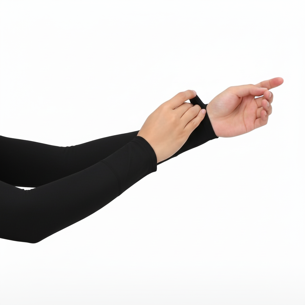 Black arm sleeves