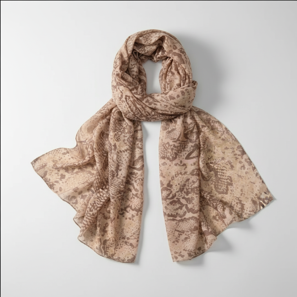 Blush Pink Snake Print Display Alt