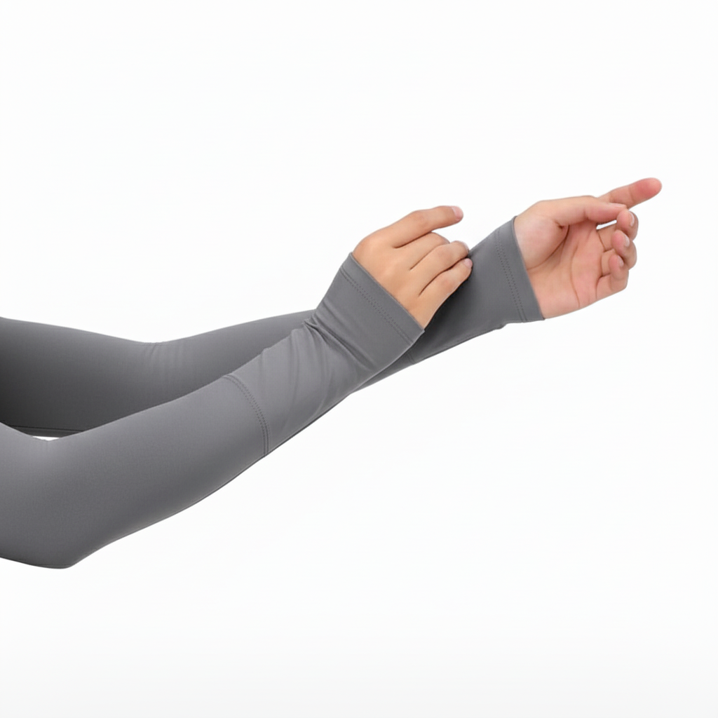 Charcoal gray arm sleeves