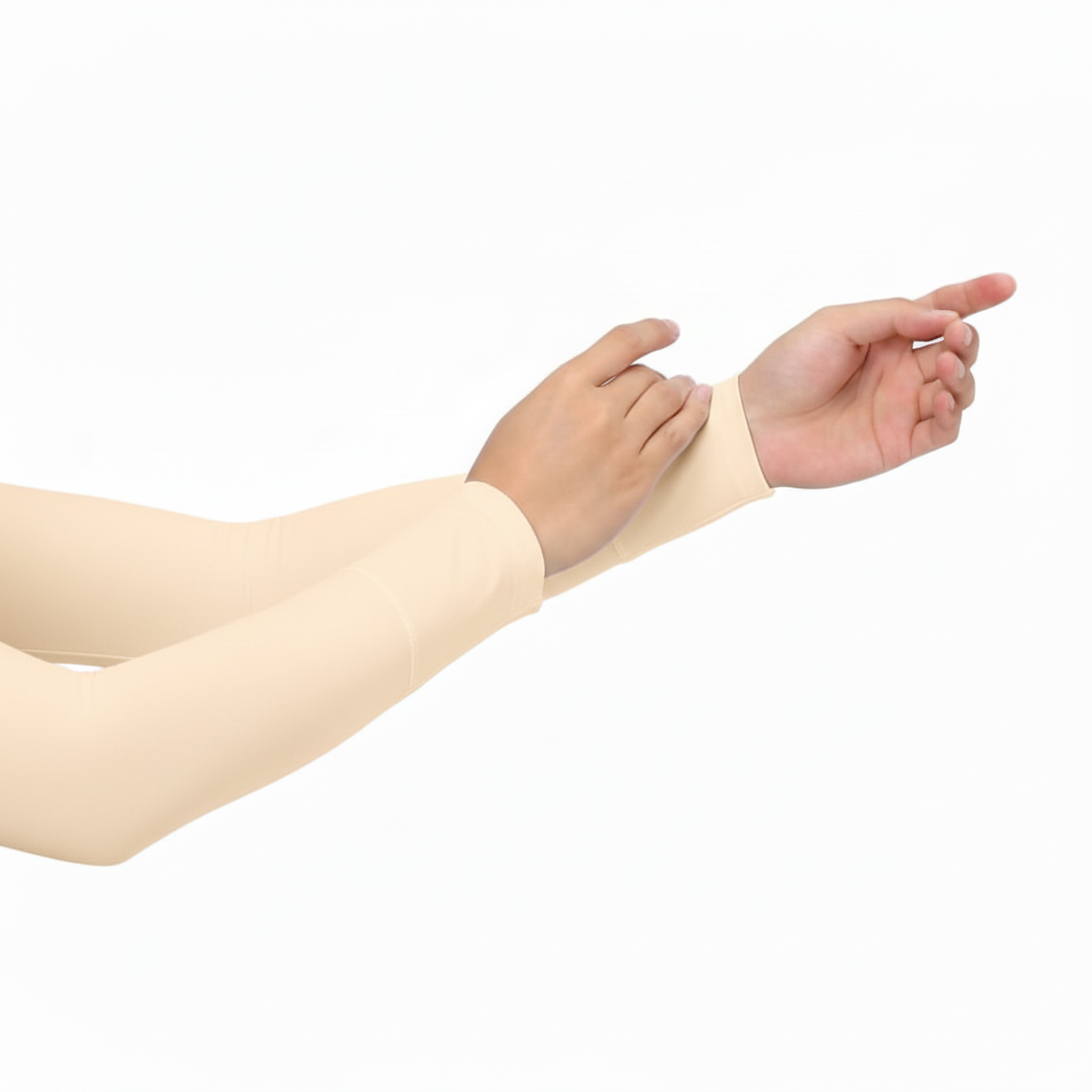 Cream/ivory arm sleeves
