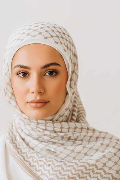 Urban Veil - Kiffayah Premium Printed Modal Hijab