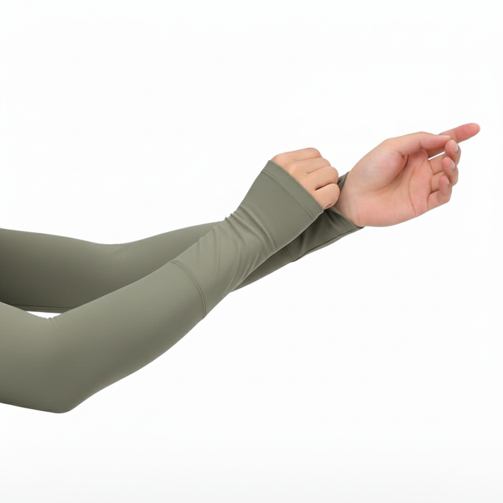 Olive green arm sleeves