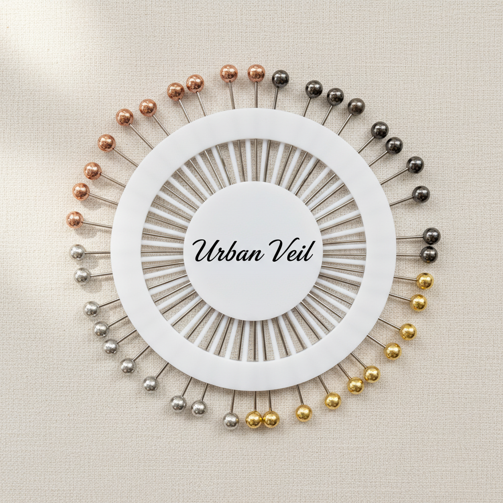 Urban Veil Hijab Pins with Background